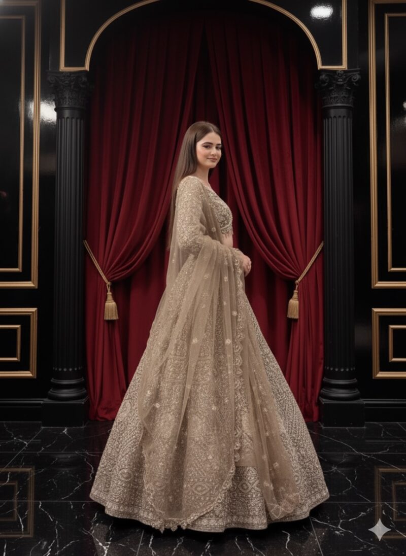 Golden Heirloom Charm Lehenga