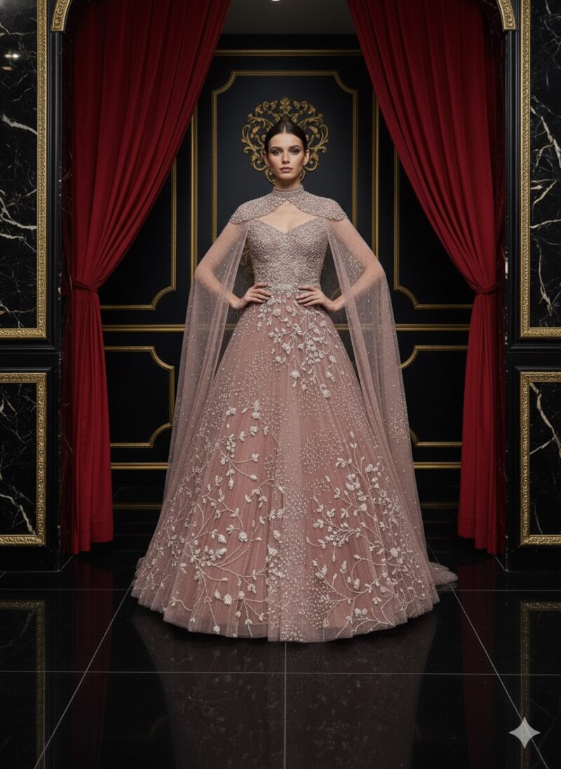 Dusty Rose Dream Gown