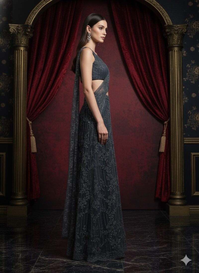 Midnight Sparkle Elegance Couture