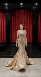 Golden Muse Mermaid Lehenga