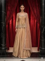 Amber Radiance Gold Skirt Set