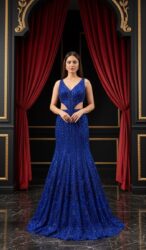 Royal Blue Radiance Gown