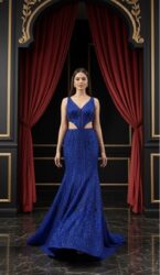 Royal Blue Radiance Gown