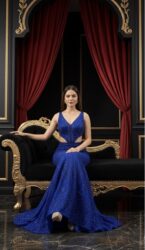 Royal Blue Radiance Gown