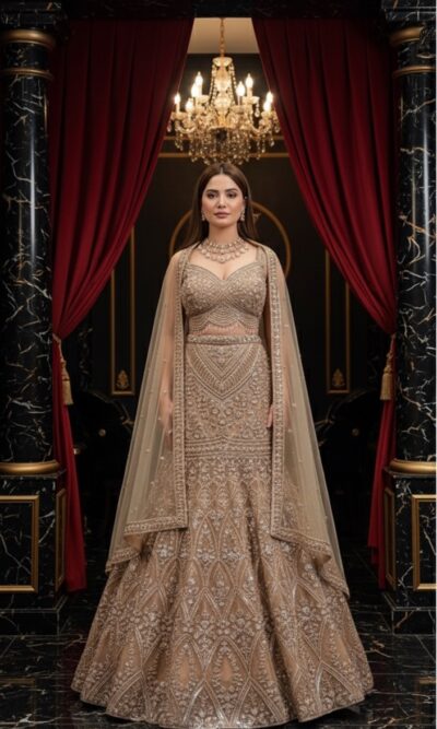 Champagne Royale Lehenga