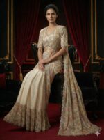 Ivory Floral Grace Saree