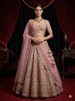 Pastel Pink Heritage Lehenga