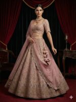 Pastel Pink Heritage Lehenga