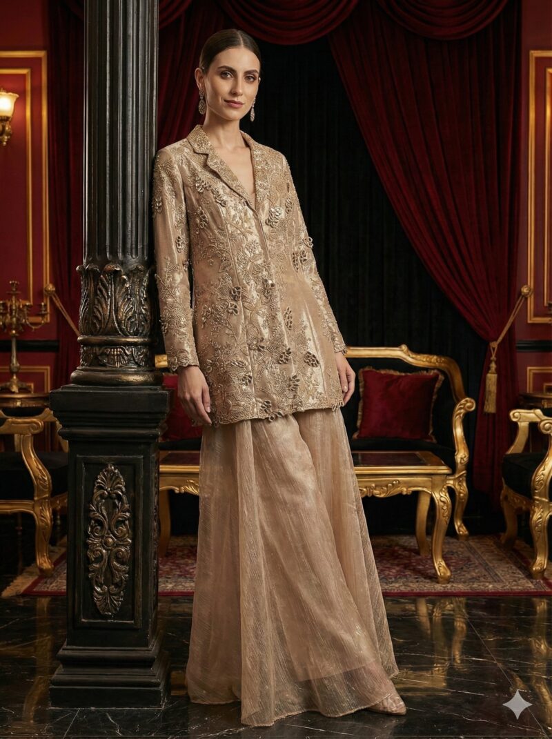 Timeless Champagne Indo Ensemble