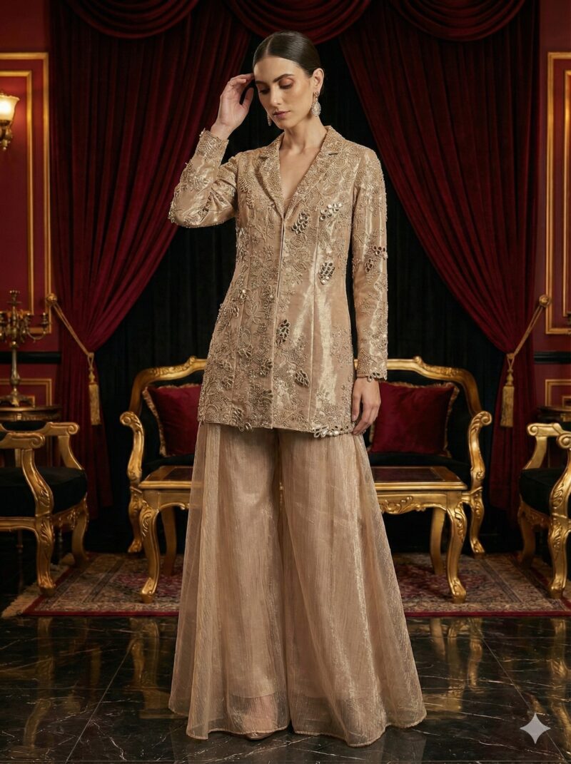 Timeless Champagne Indo Ensemble