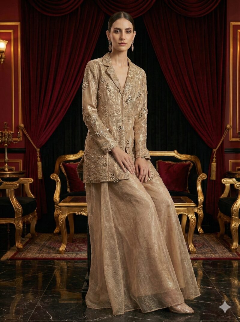 Timeless Champagne Indo Ensemble