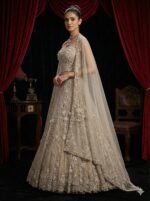 Ethereal Ivory Bloom Lehenga