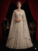 Ethereal Ivory Bloom Lehenga