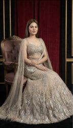 Celestial Silver Feather Couture