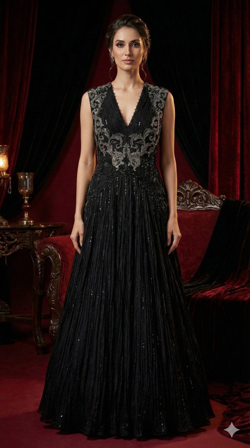 Black Royale Evening Gown