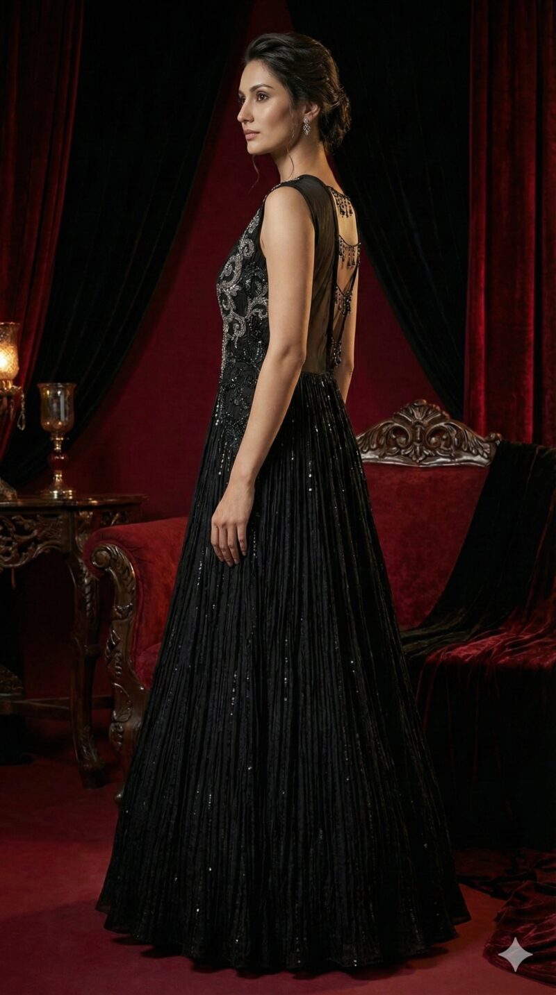 Black Royale Evening Gown