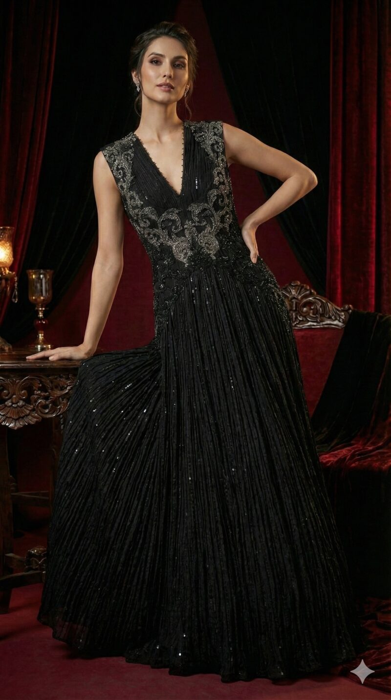Black Royale Evening Gown