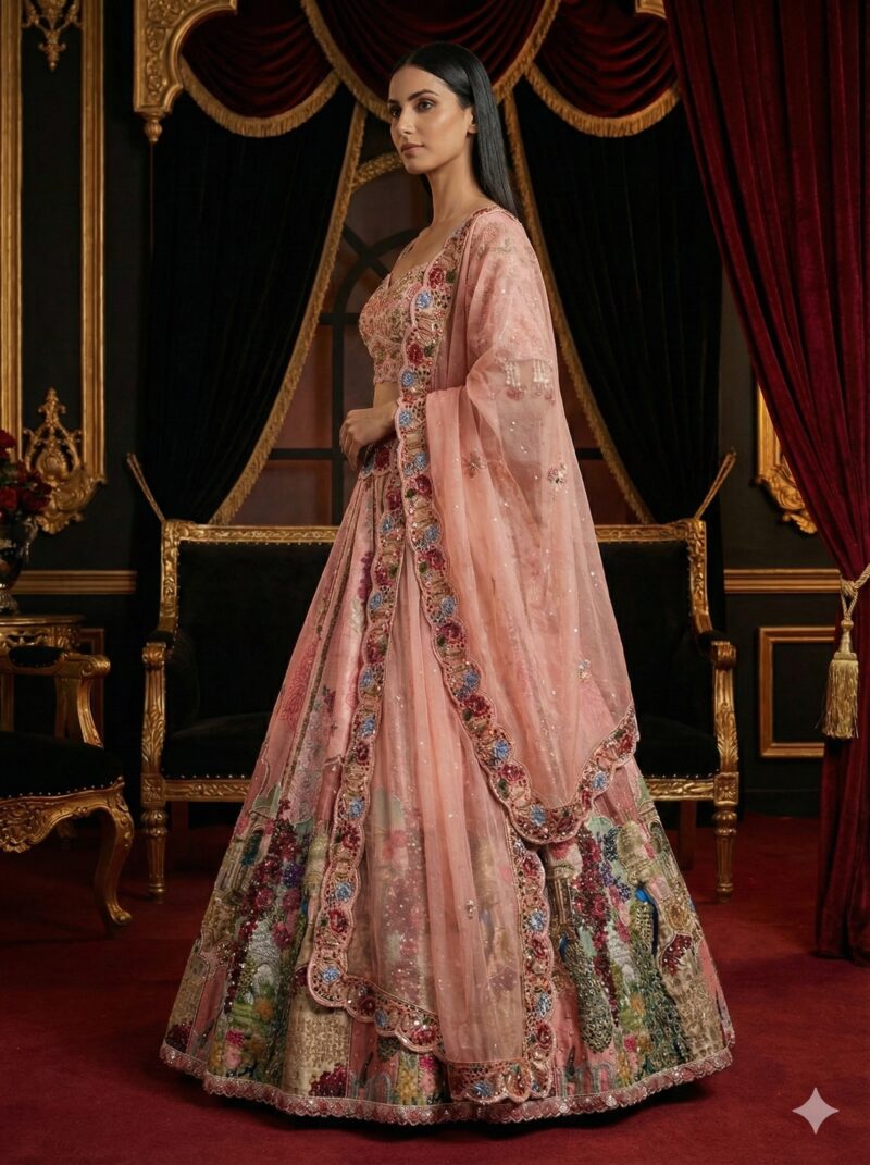 Blush Royal Heritage Lehenga