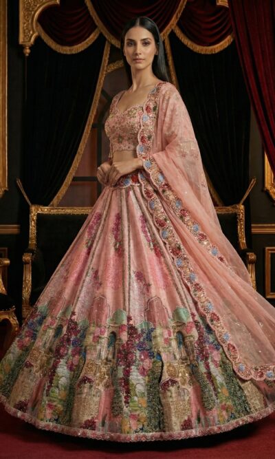 Blush Royal Heritage Lehenga
