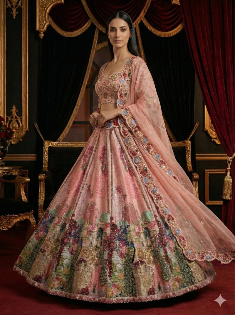 Blush Royal Heritage Lehenga