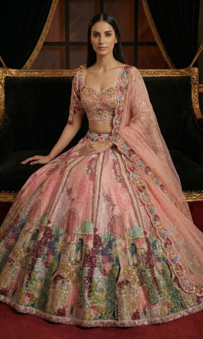 Blush Royal Heritage Lehenga