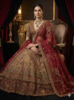 Antique Gold Maroon Royalty