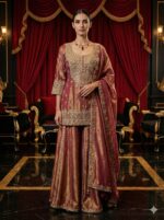 Royal Shimmer Sharara Suit