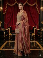 Royal Shimmer Sharara Suit