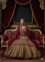 Majestic Maroon Bridal Ensemble