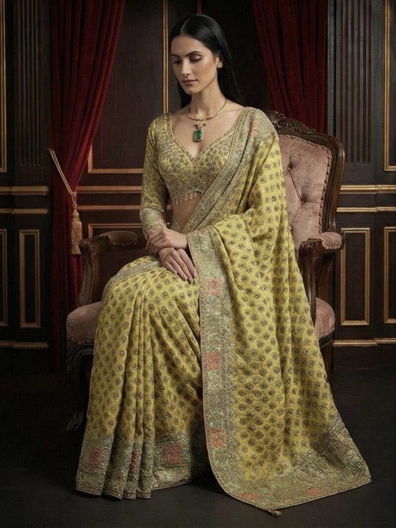 Sunehri Royal Banarasi Saree