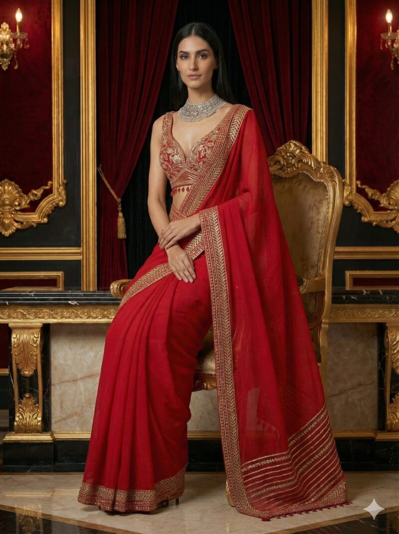 Scarlet Royal Saree
