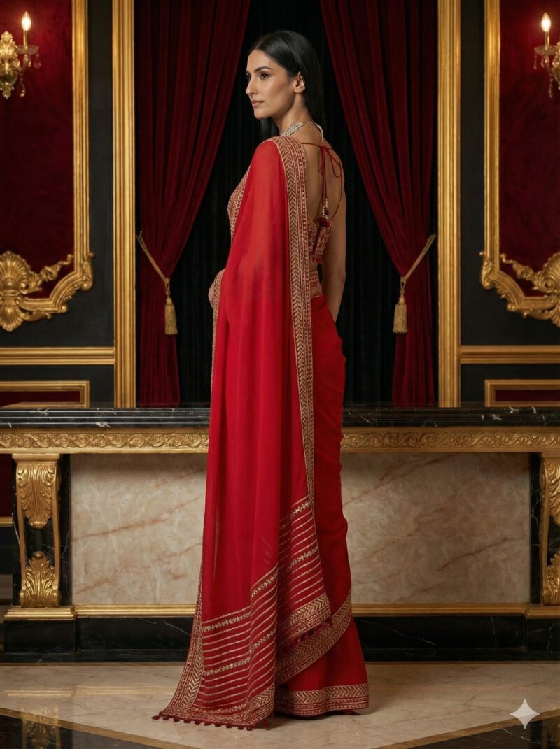 Scarlet Royal Saree