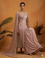 Blush Drape Elegance
