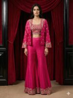 Fuchsia Embellished Fusion Edit