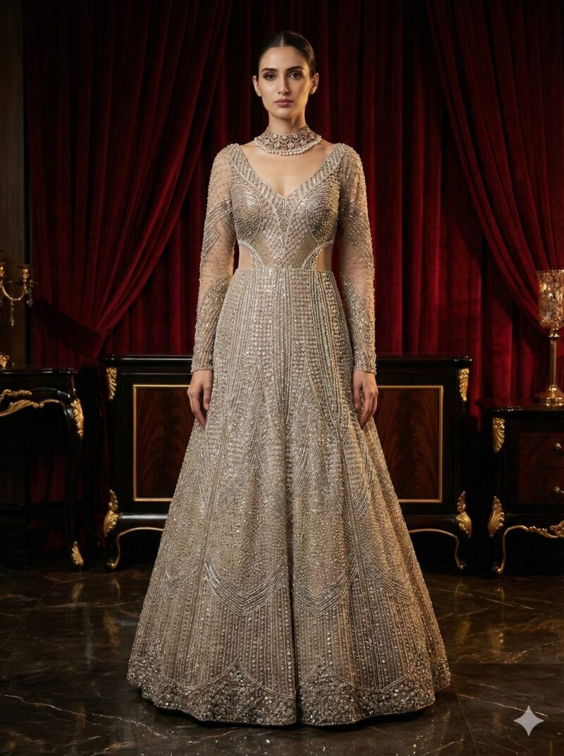 Moonlit Shine Luxe Gown