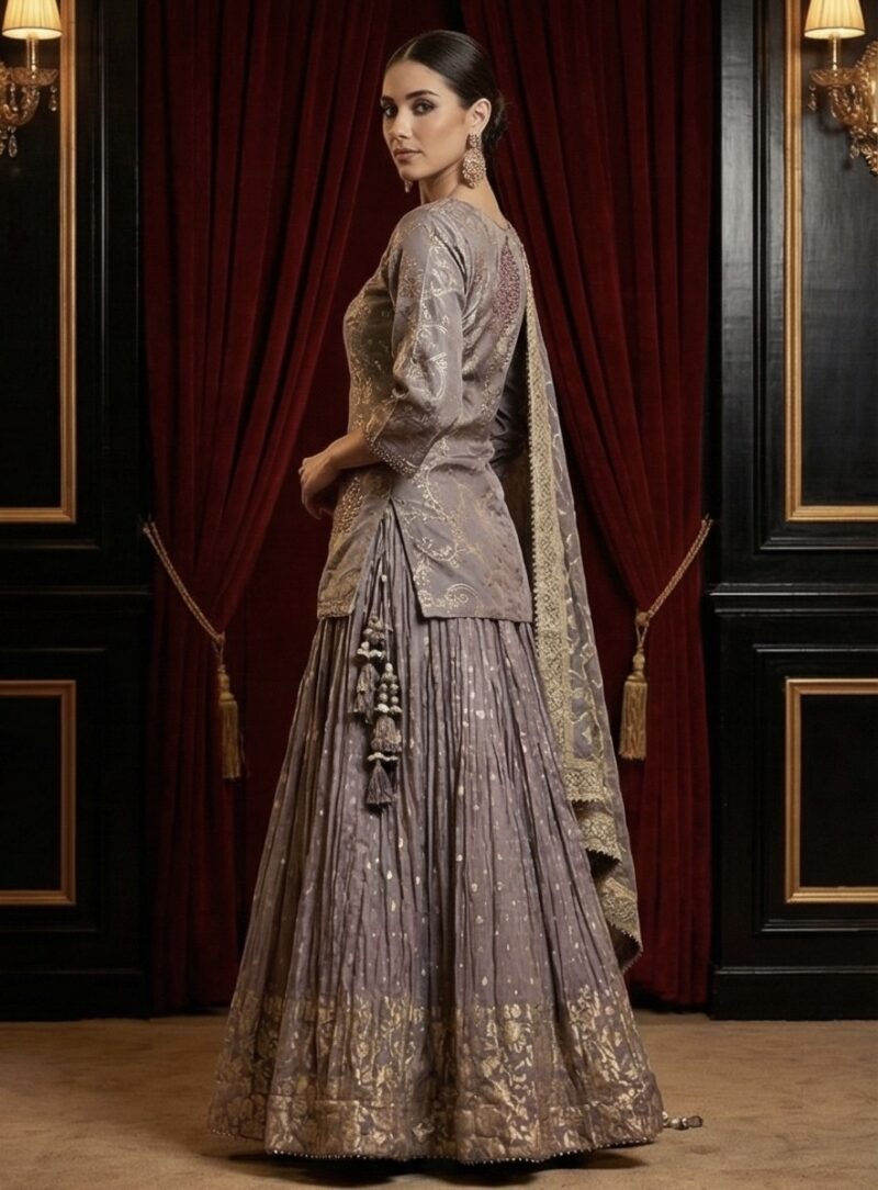 Lavender Zari Grace Ensemble