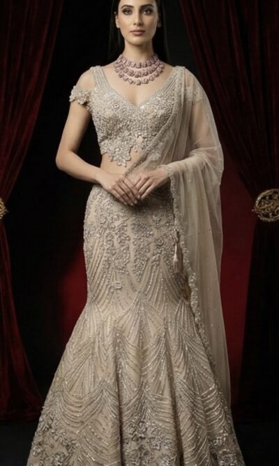 Champagne Crystal Mermaid Couture