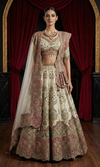 Regal Ivory Heritage Lehenga