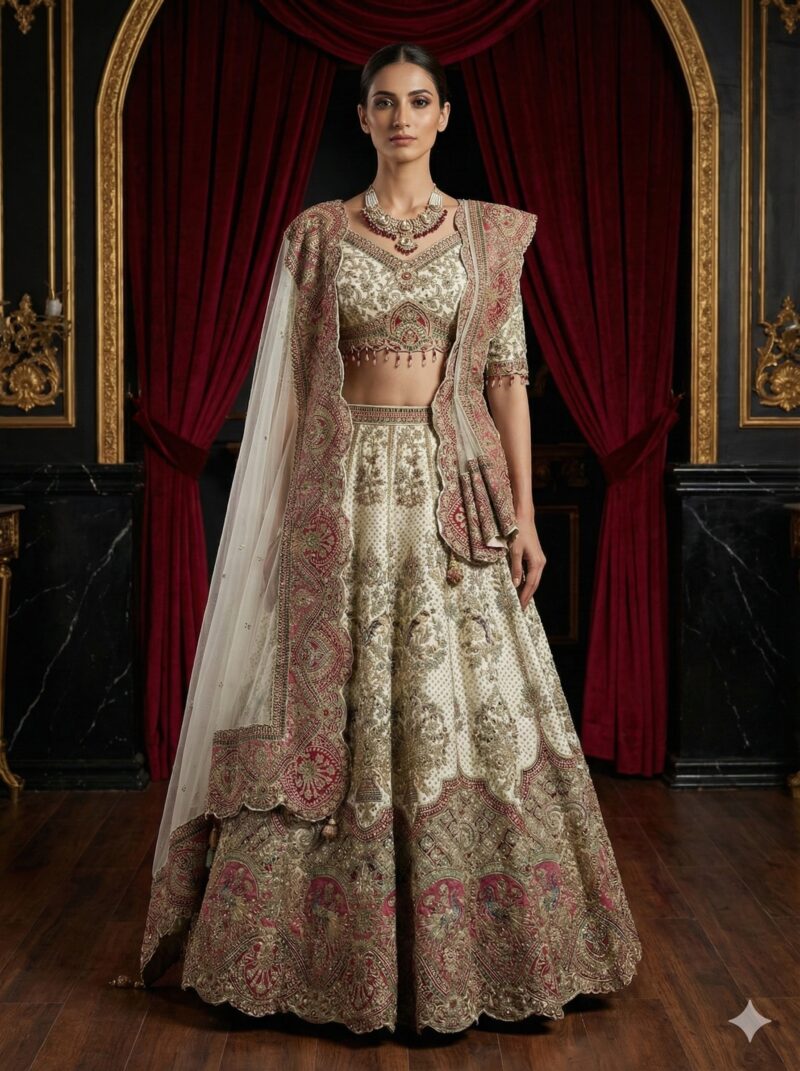 Regal Ivory Heritage Lehenga