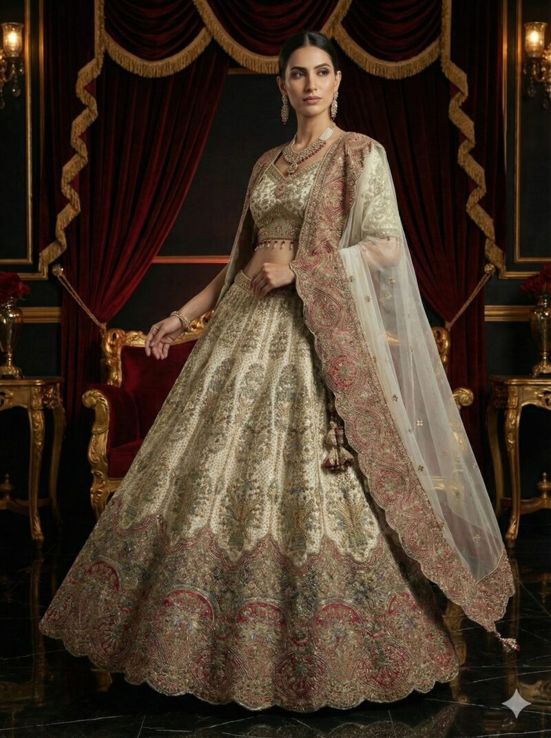 Regal Ivory Heritage Lehenga