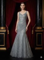 Starfall Silver Gown