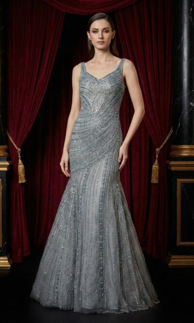 Starfall Silver Gown