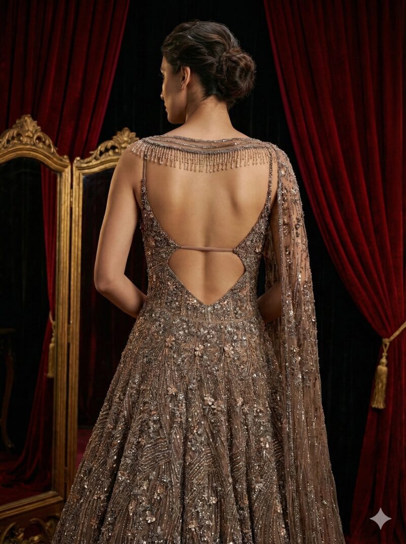 Bronze Royal Sparkle Gown