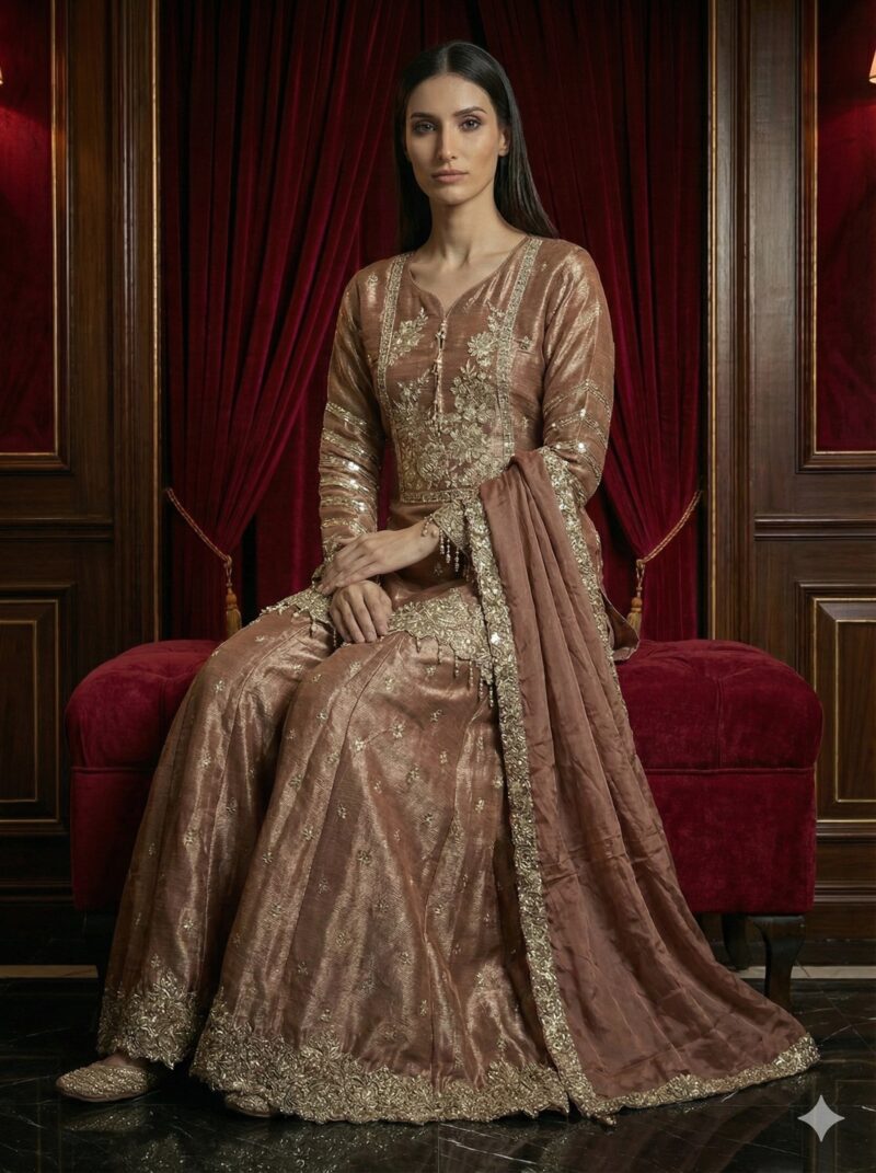 Shimmer Elegant Sharara Ensemble