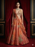 Rust Royal Lehenga