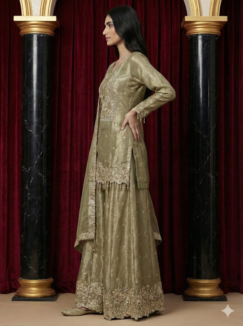 Shimmer Elegant Sharara Ensemble