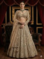 Champagne Gold Bridal Lehenga