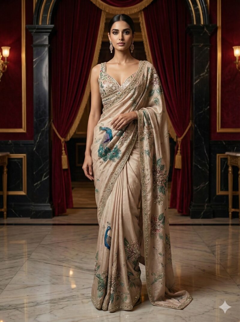 Peacock Royal Saree