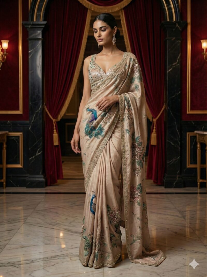 Peacock Royal Saree