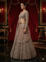 Embroidered Royal Blush Lehenga